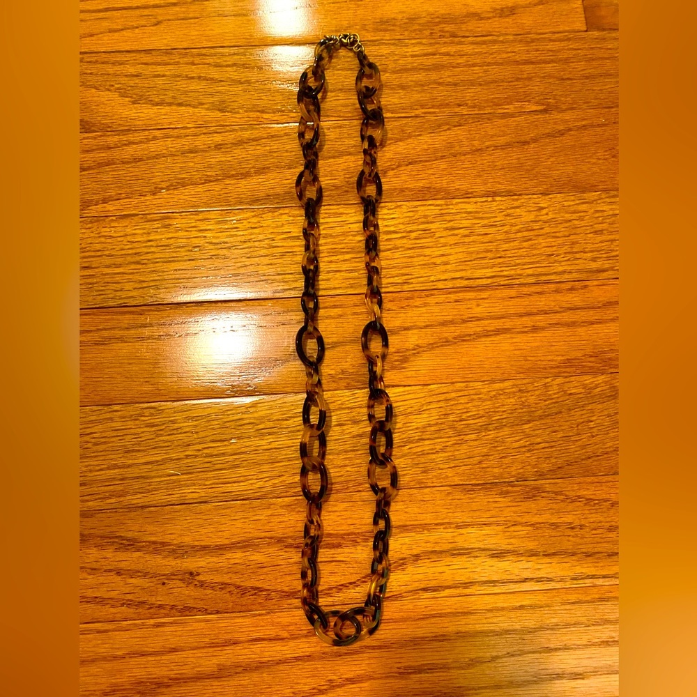 EUC J. Crew tortoise necklace